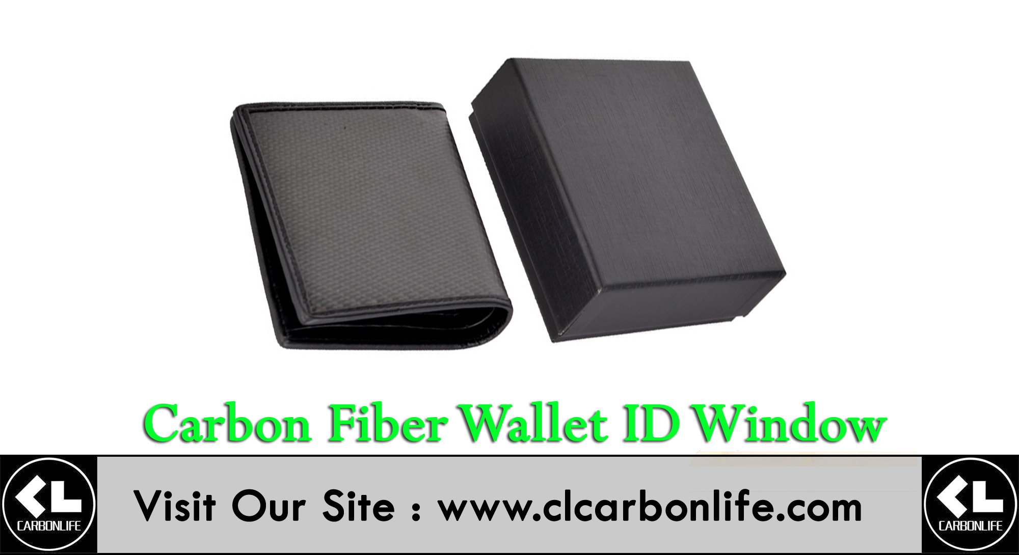 Carbon Fiber Wallet ID Window